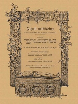 cover image of Napoli Nobilissima Volume I (1892)